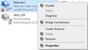  enable dan disable internet windows